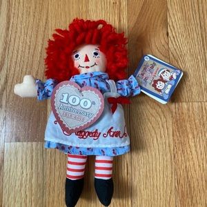 RAGGEDY ANN 100th Anniversary Plush Doll